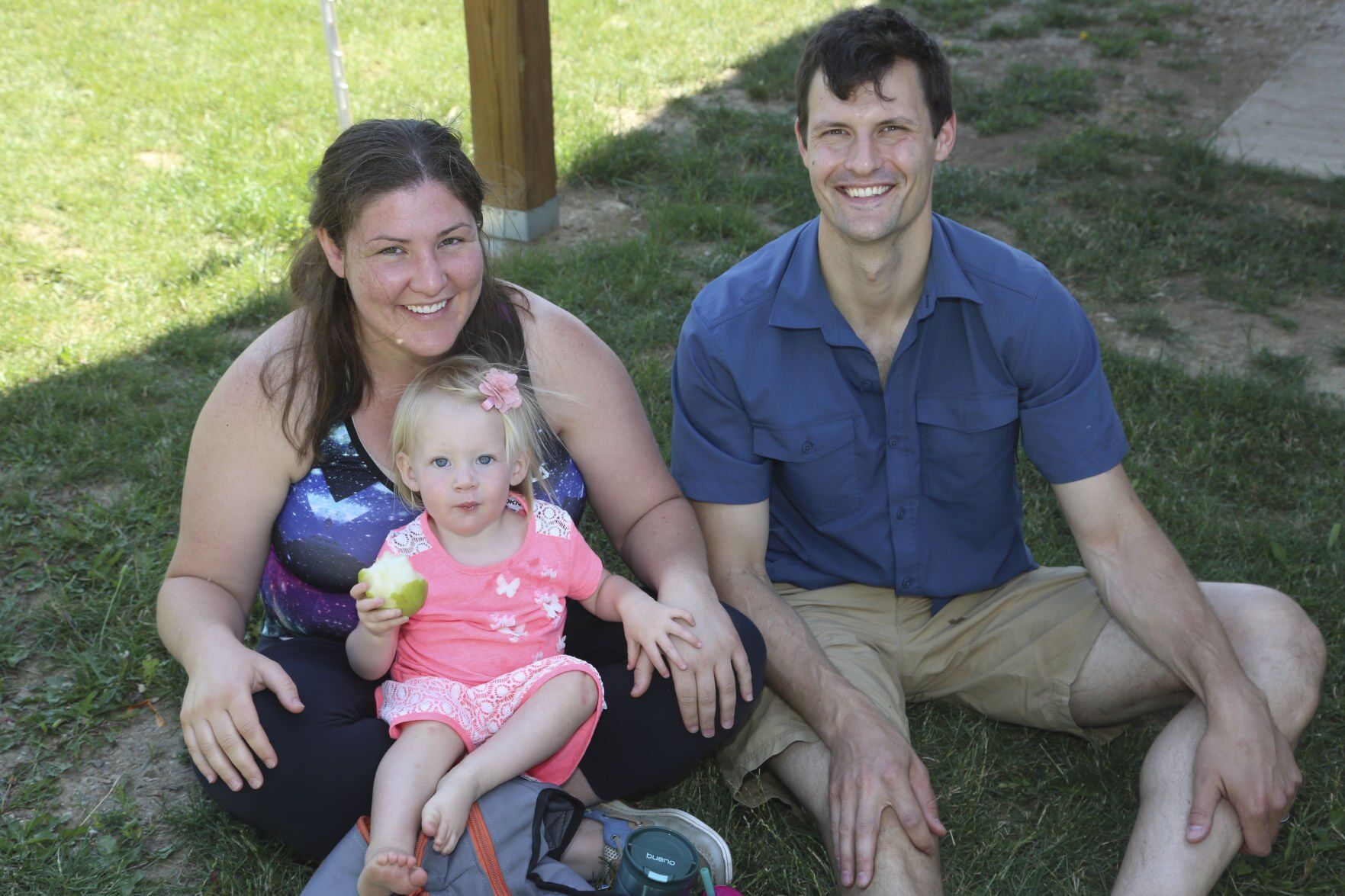 Miles and Janet Bardell with Bridget